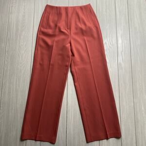 Lulus Women's Dusty Rose Pink Wide Leg Trouser Pants Size Medium